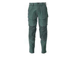Hose mit Knietaschen, ULTIMATE STRETCH waldgrün